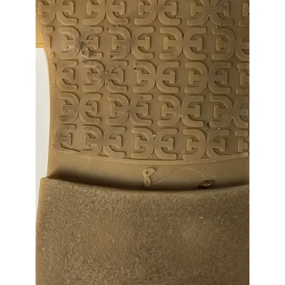 Sam Edelman Cara Nude Patent Leather Thong Sandals Women's Size 8 - Picture 7 of 8